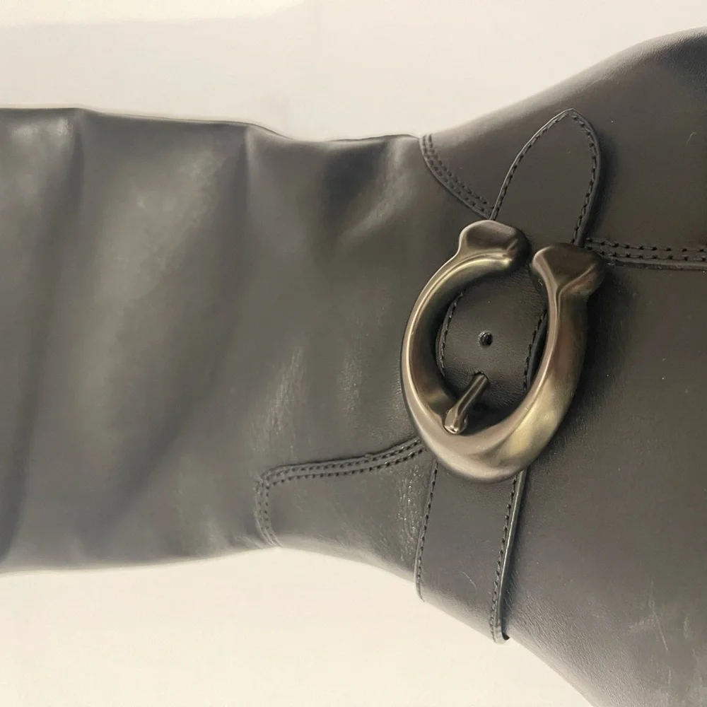 Coach Black Over the Knee Boots